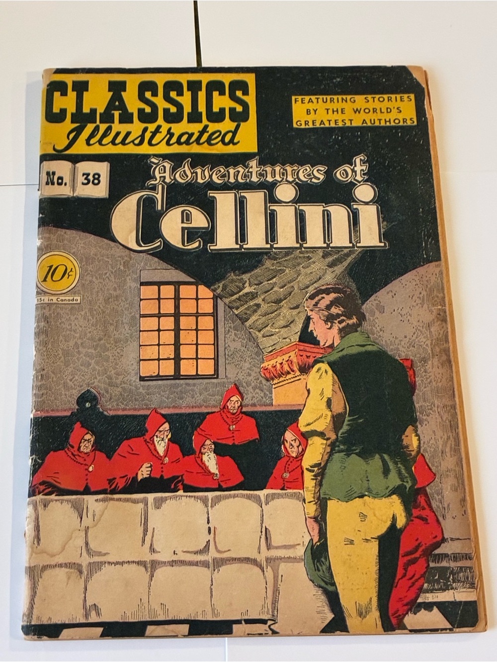 Classics Illustrated 38 Adventures of Cellini HRN 38 1st Print GD 2.0 1947